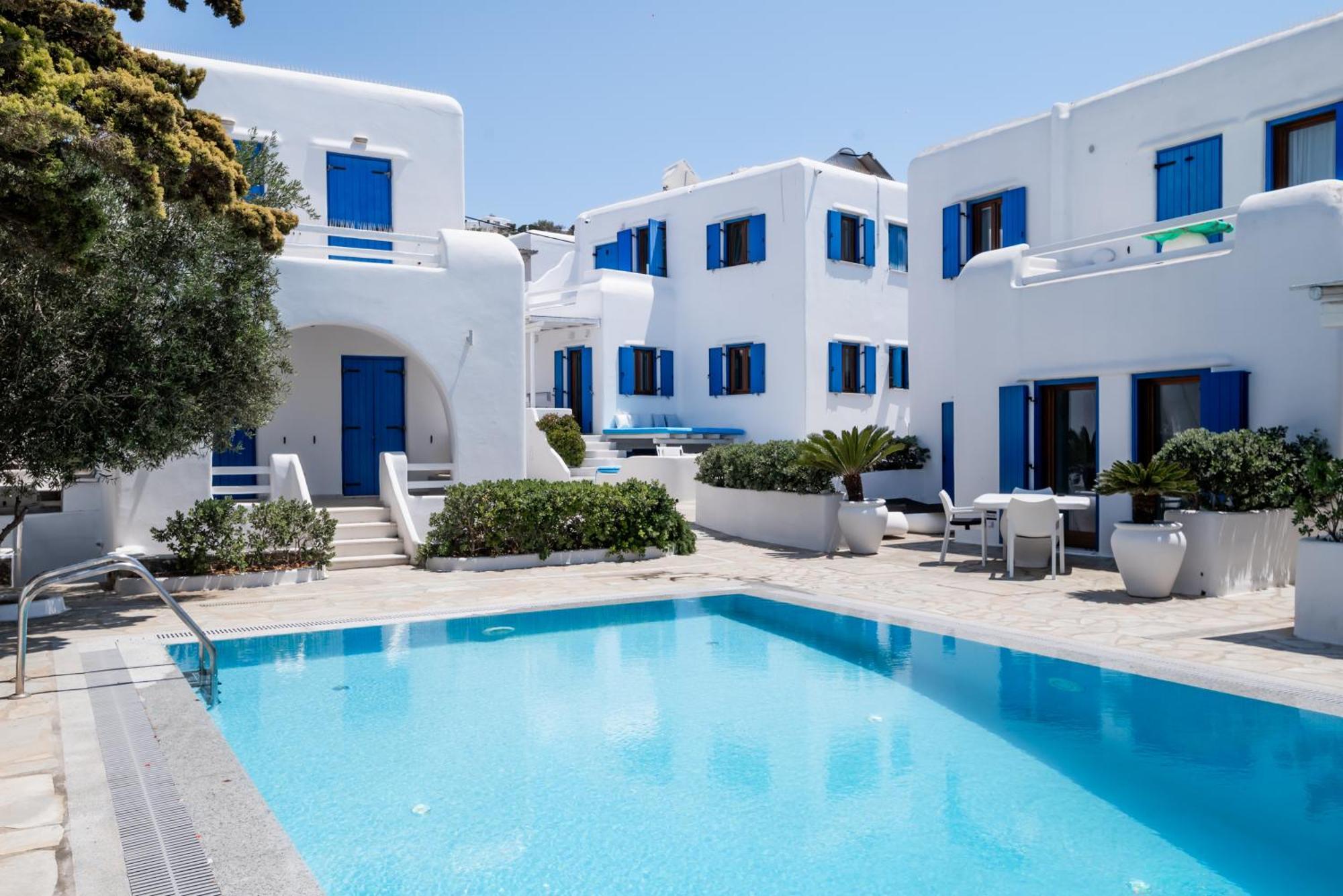 Olive Tree Mykonos Town Semi-Basement Apartment ภายนอก รูปภาพ